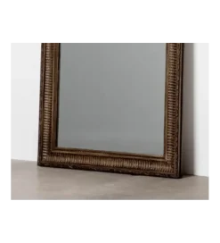 Lustro stojące IRODA 176 cm drewno paulowni brązowe