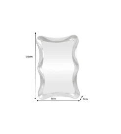 Lustro ALICE 120 cm srebrny