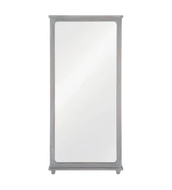 Lustro BEGASTA 170 cm drewno paulowni szare