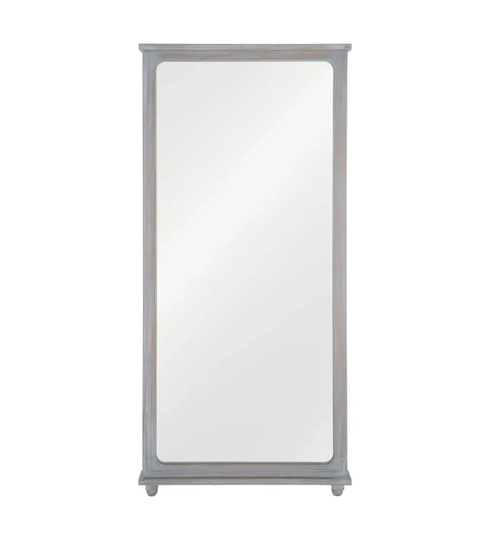 Lustro BEGASTA 170 cm drewno paulowni szare