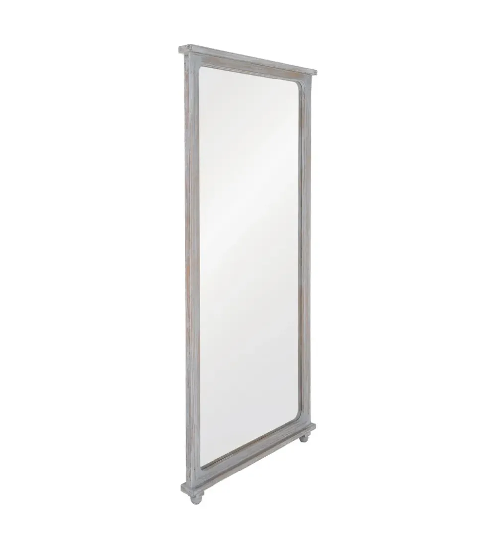 Lustro BEGASTA 170 cm drewno paulowni szare