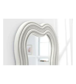 Lustro ścienne FUENTE II RUBIO 100 cm białe