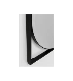 Lustro ścienne MIRO 88 cm czarne