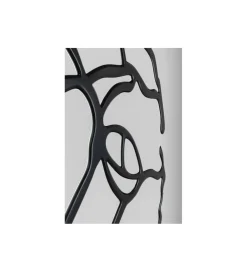 Lustro ścienne Pieces 100 cm czarne
