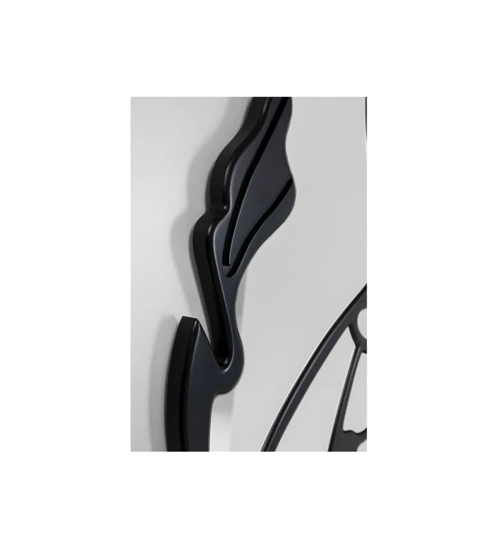 Lustro ścienne Pieces 100 cm czarne