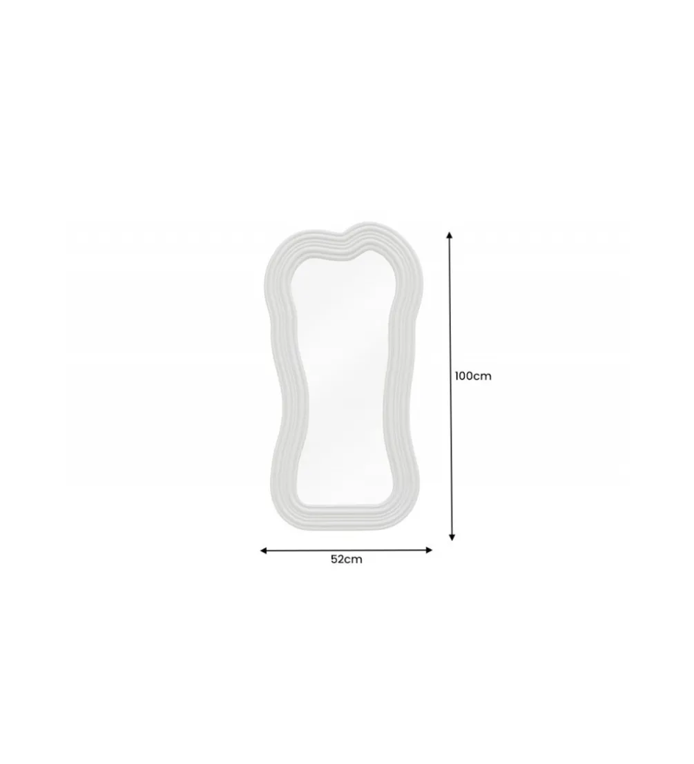 Lustro ścienne RUBIO 100 cm greige