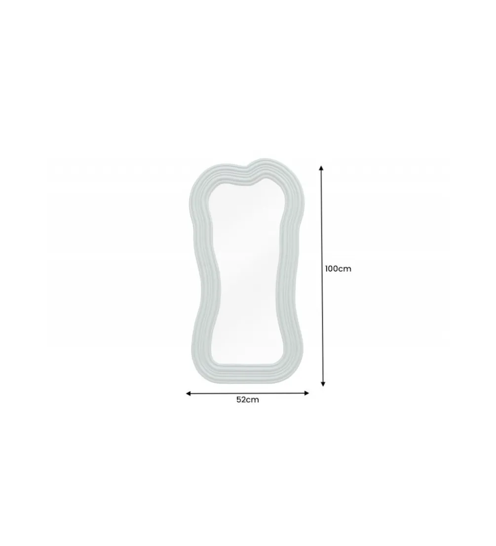 Lustro ścienne RUBIO 100 cm zielone