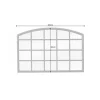 Lustro CRUZ 120 cm czarne