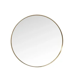 Lustro CURVE 100 cm mosiądź