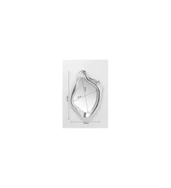 Lustro Hologram 119 cm x 76 cm srebrne