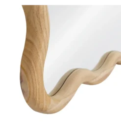 Lustro JOMANEO 180 cm drewno paulowni naturalne