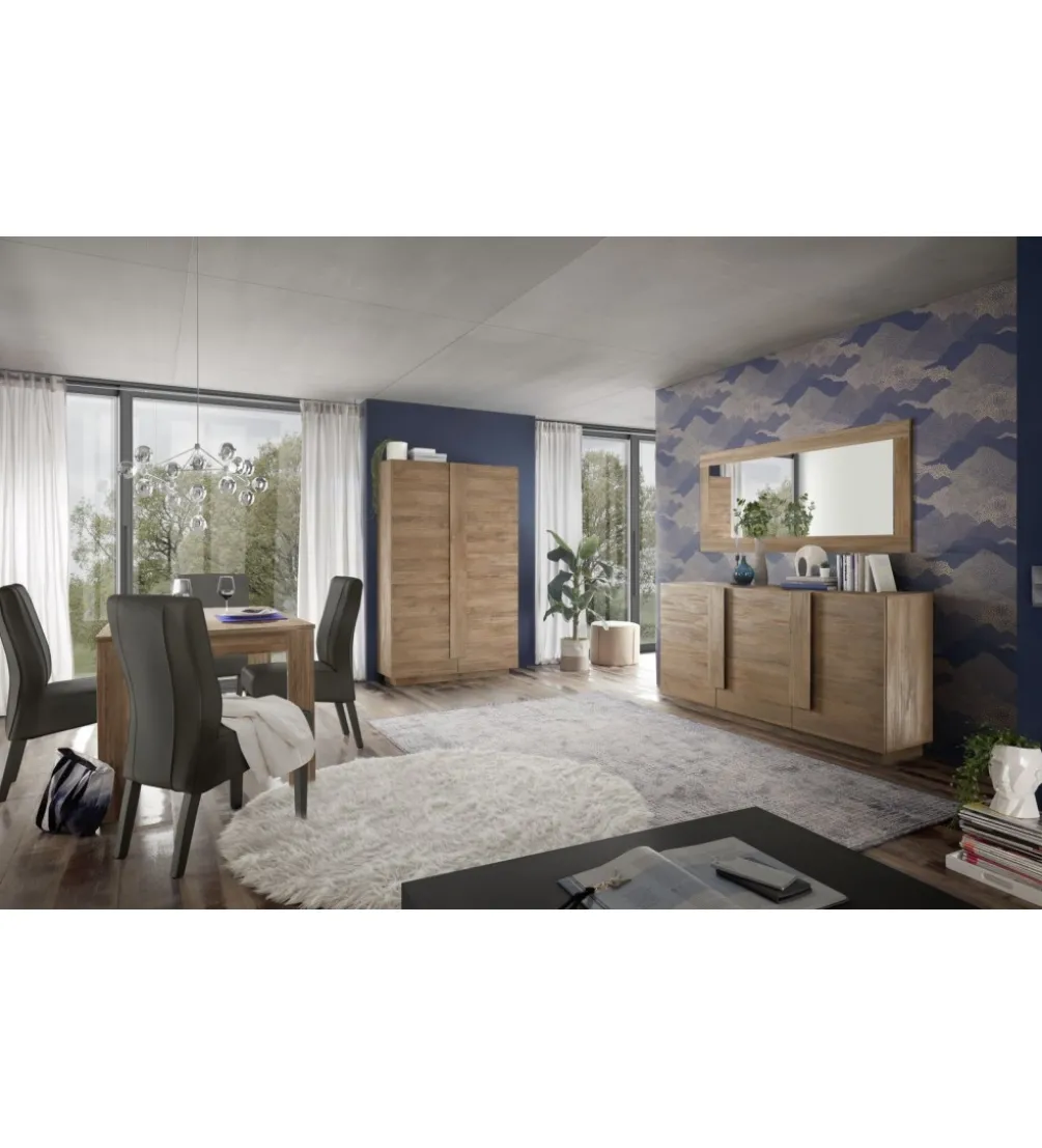 Lustro JUPITER 170 cm w kolorze dąb Mercure