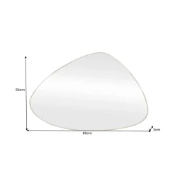 Lustro NOEMI 85 cm złote