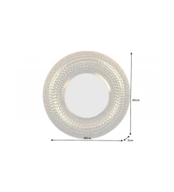 Lustro Orriental 60 cm w kolorze złotym