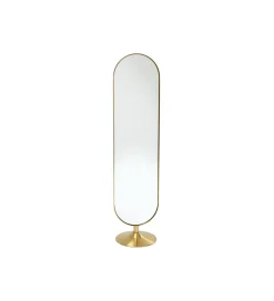 Lustro stojące Curve 170 cm złote