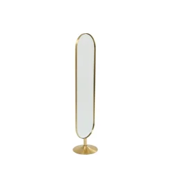 Lustro stojące Curve 170 cm złote