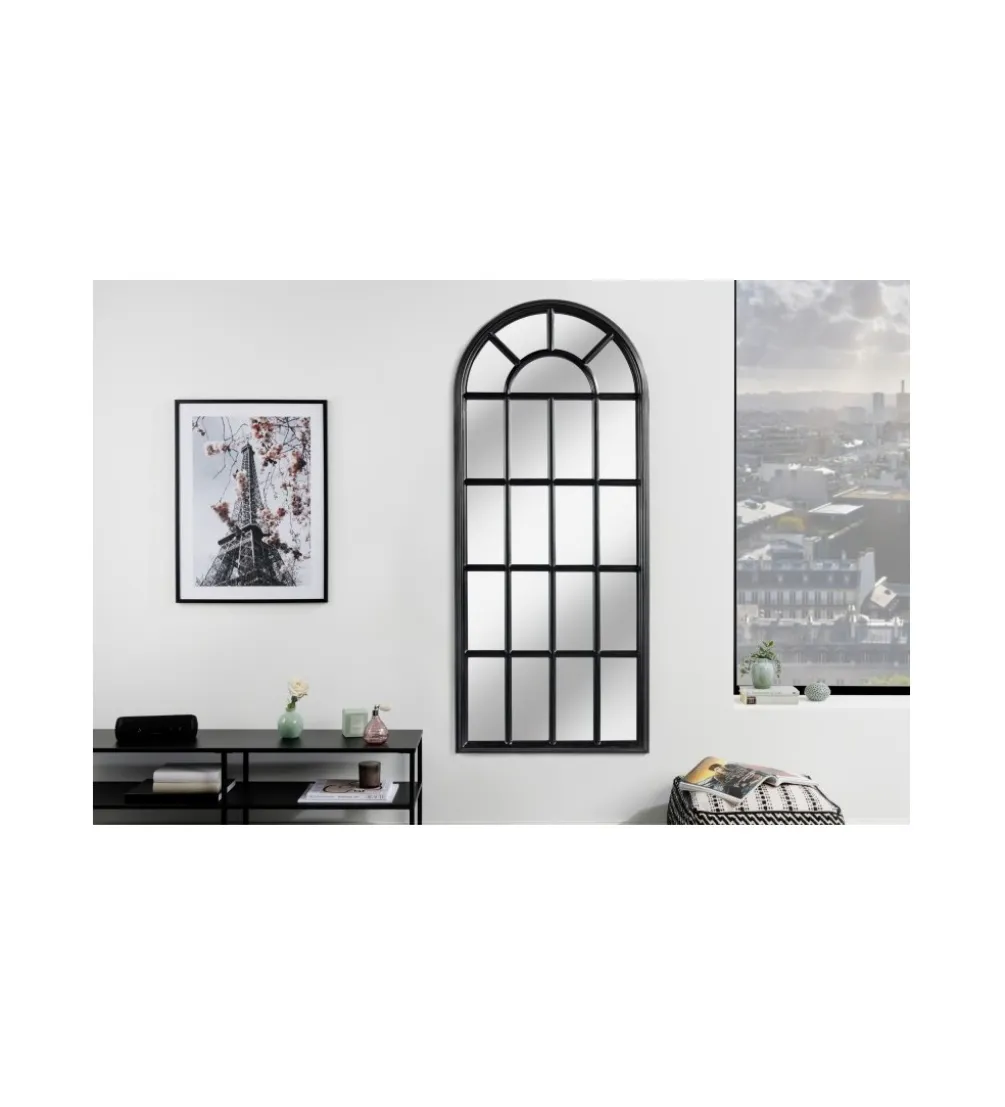 Lustro WINDOW 140 cm czarne