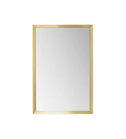 Lustro wiszące AREZZO 80 x 120 cm złote