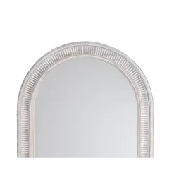 Lustro wiszące DEAY 106 cm drewno paulowni szare