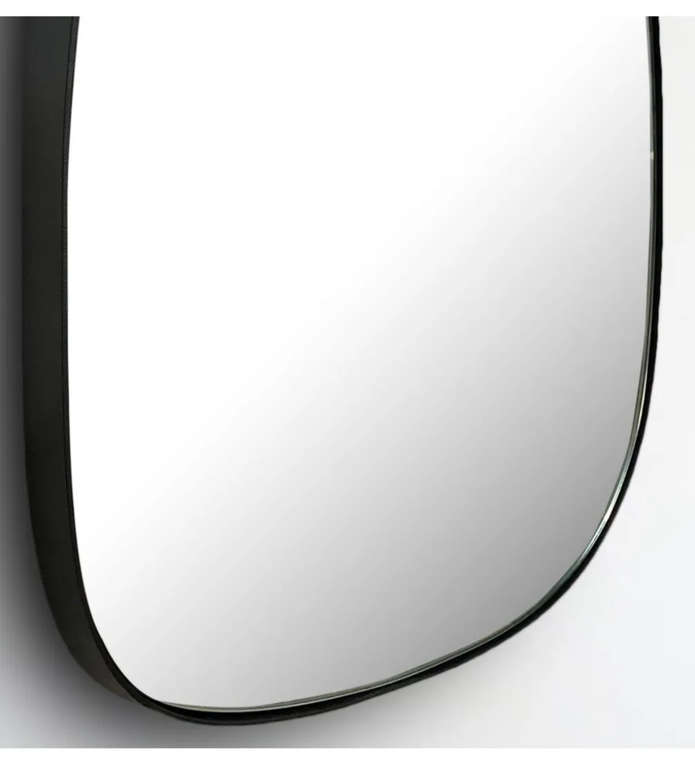 Lustro wiszące DEFORME 53 cm czarne