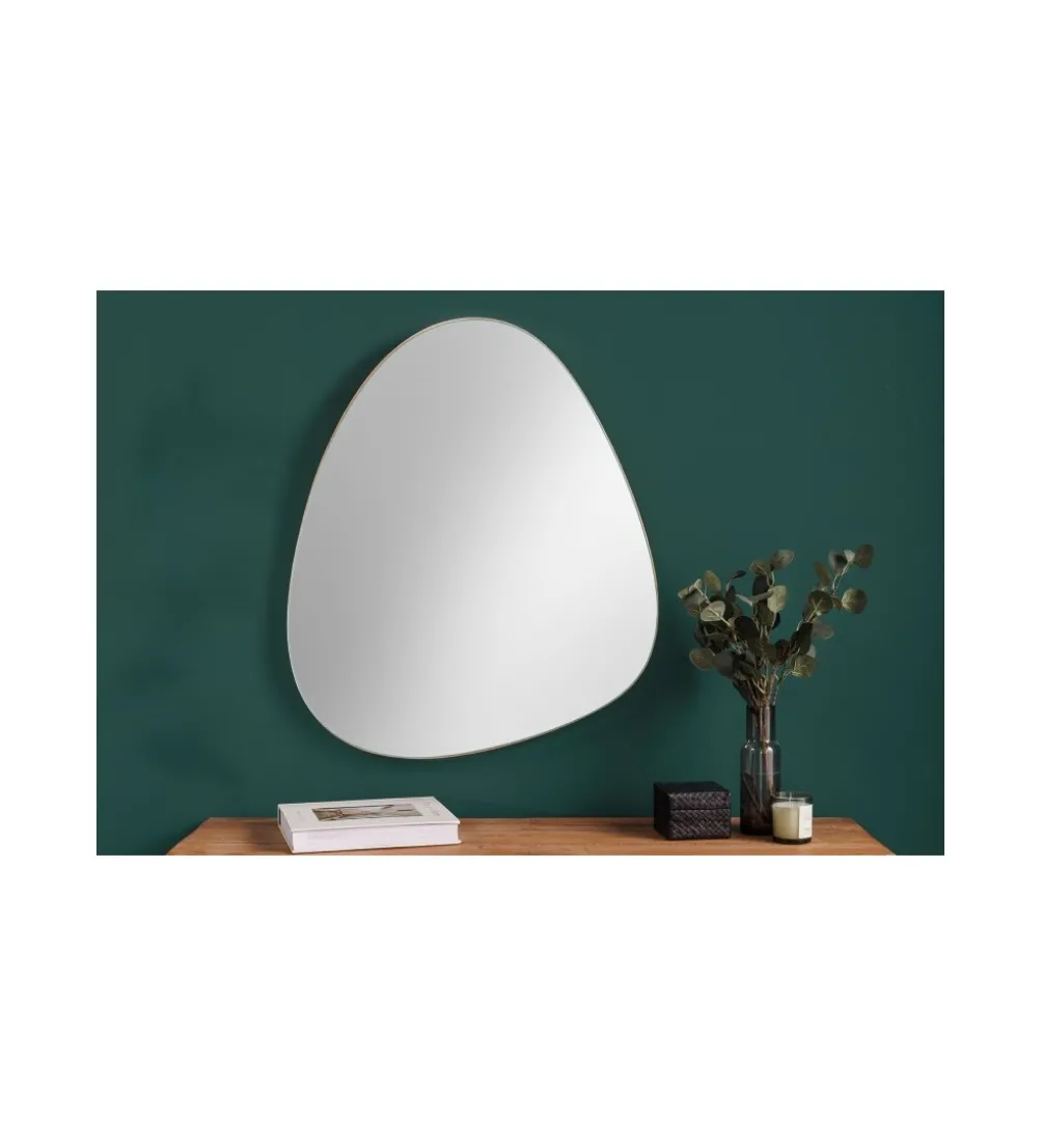 Lustro wiszące DEFORME 60 cm dąb naturalny