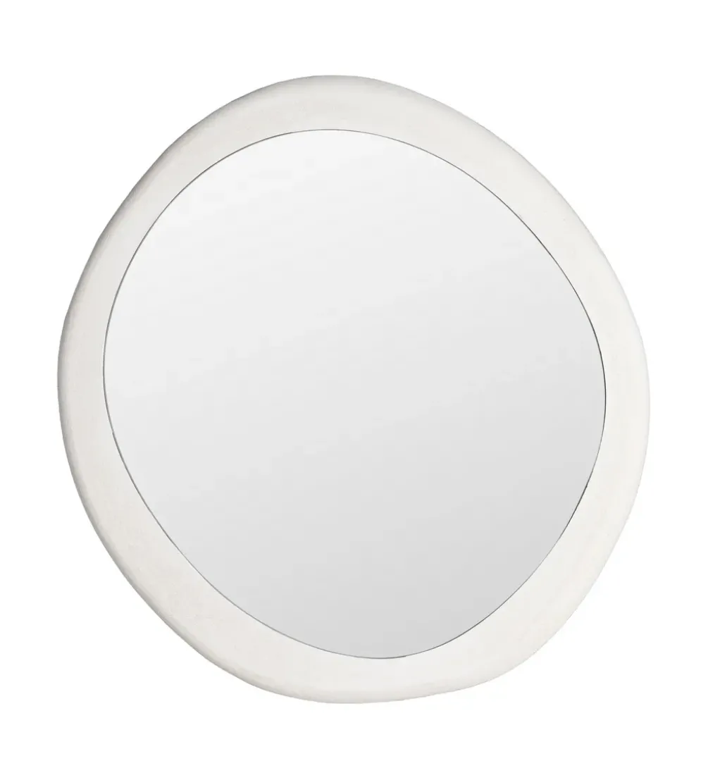 Lustro wiszące DEGO 80 cm białe