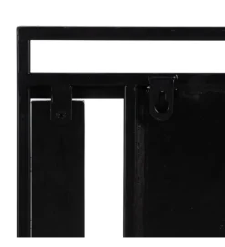 Lustro wiszące NAGATARO 45 x 100 cm czarne naturalne