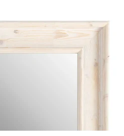 Lustro wiszące OKATA 171 cm naturalna białą rama