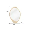 Lustro wiszące ORGANIC 90 cm złote