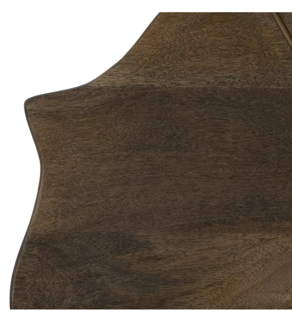 Lustro wiszące RETUNM 90 cm drewno mango