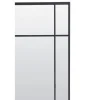 Lustro wiszące RINCON 150 cm czarny matt