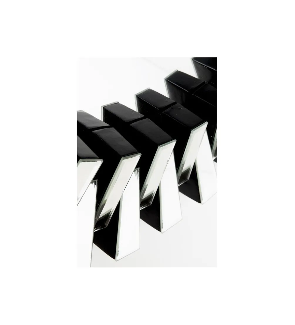 Lustro wiszące SPROCKET 92 cm srebrne