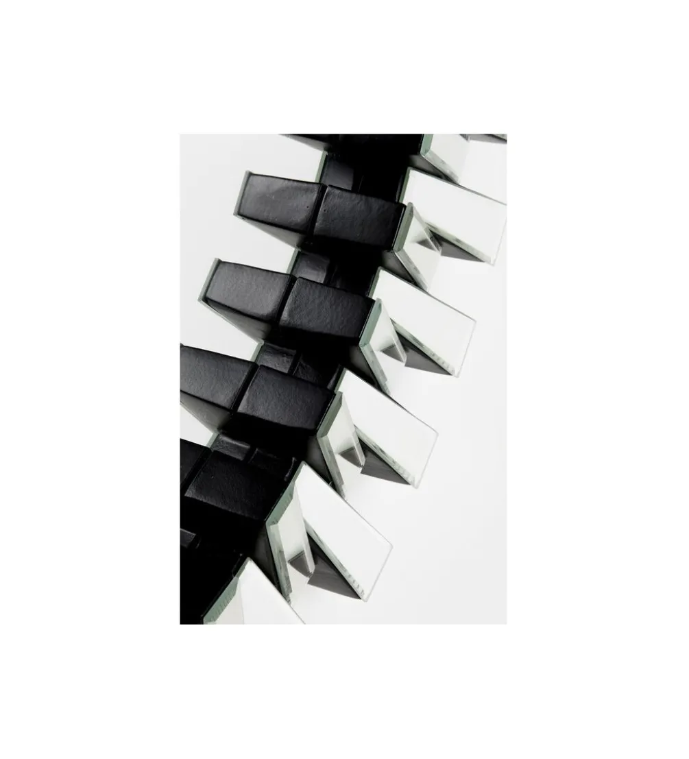 Lustro wiszące SPROCKET 92 cm srebrne