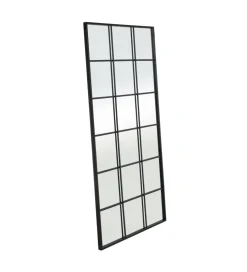 Lustro wiszące SYLAS 180 cm x 90 cm czarne