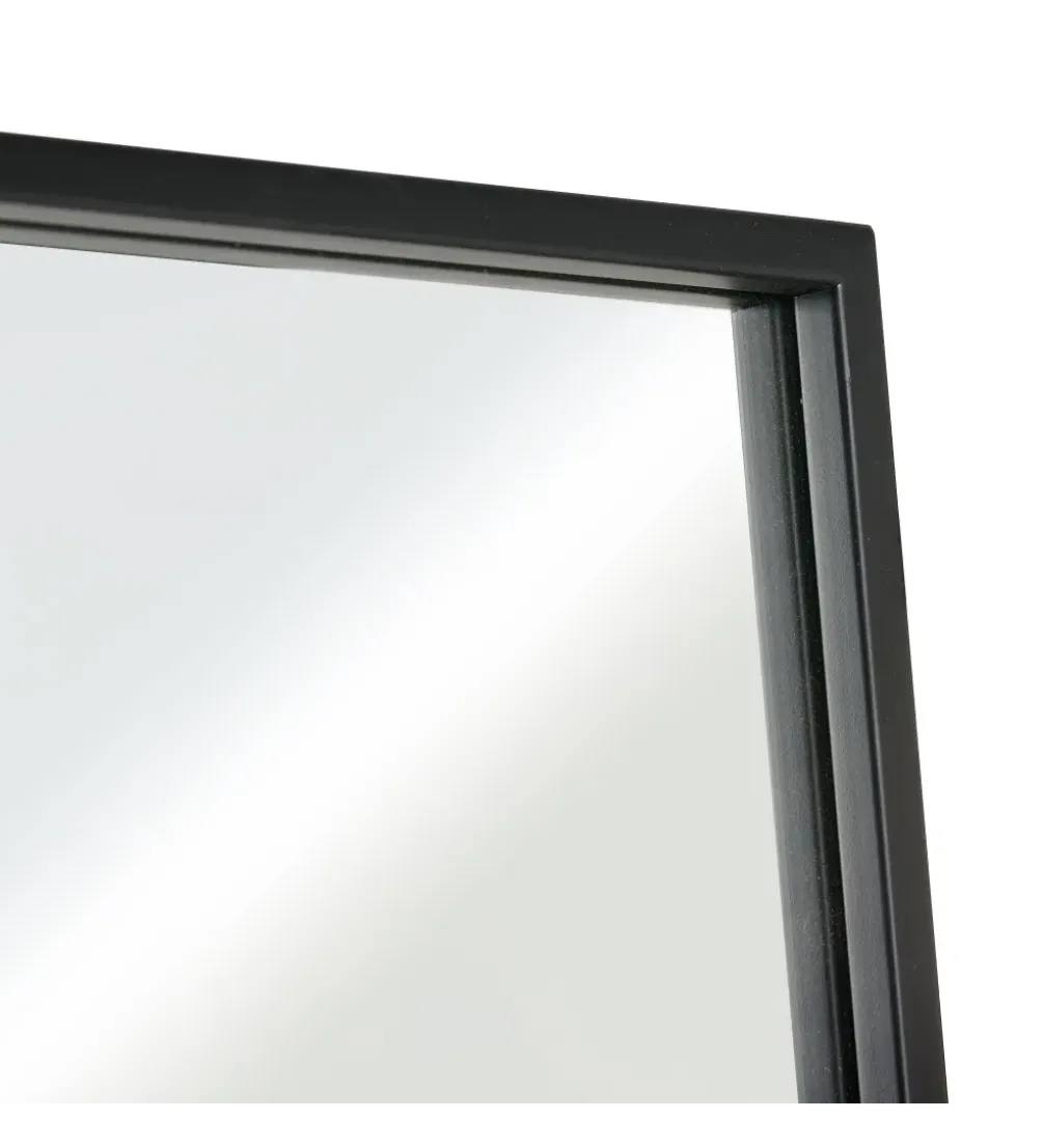 Lustro wiszące SYLAS 180 cm x 90 cm czarne