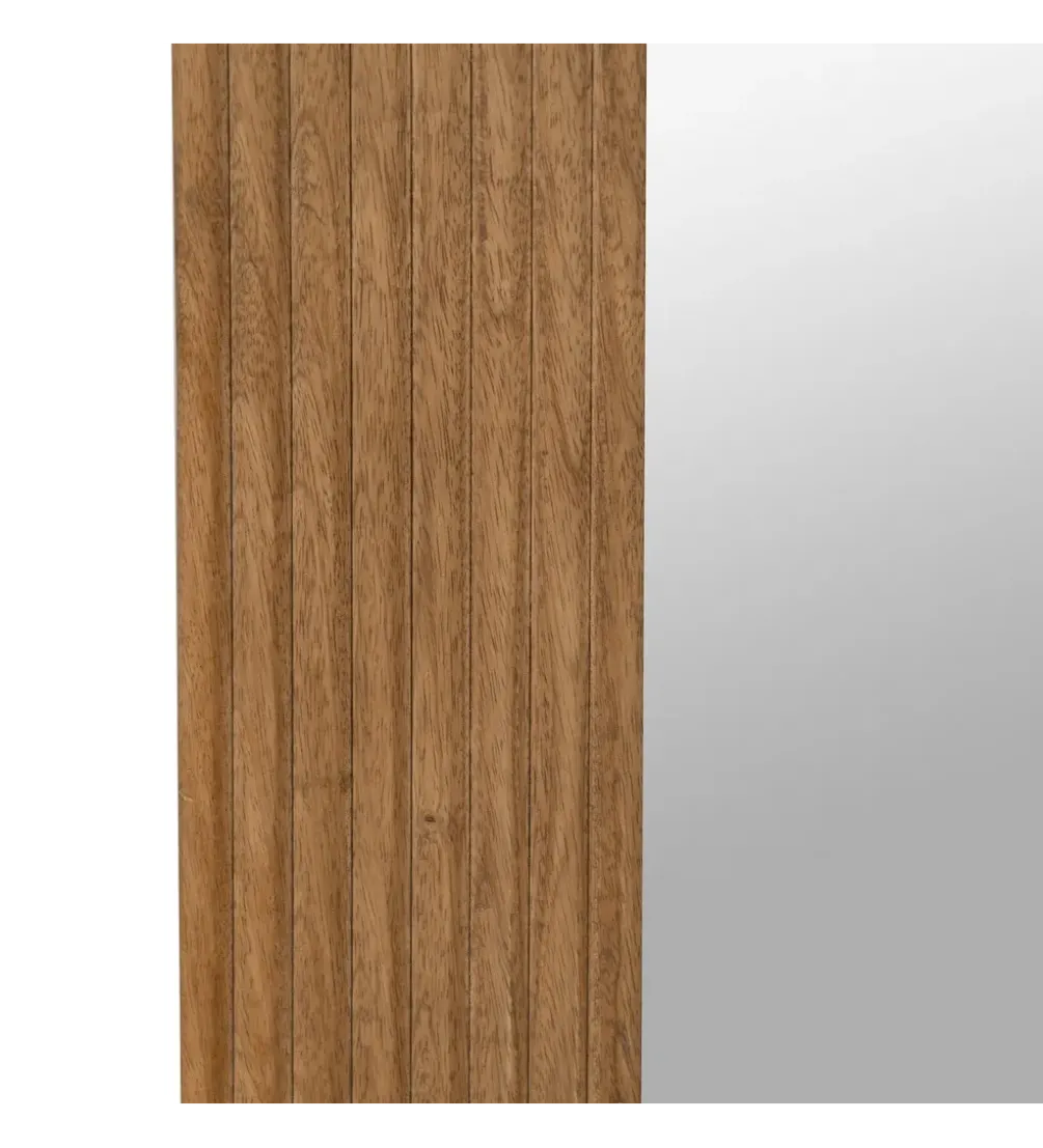 Lustro wiszące ZANMIK 110 cm drewno mango