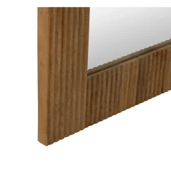 Lustro wiszące ZANMIK 110 cm drewno mango