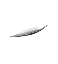 Misa Leaf 80 cm x 15 cm Srebrna