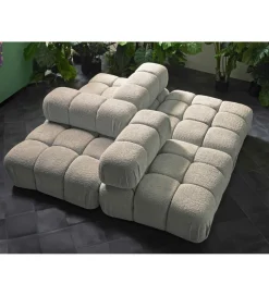 Modułowa Sofa fotel KILLIAN 94 cm z podłokietnikiem Beżowy