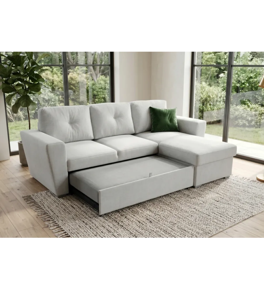 Narożnik APARTMENT 245 cm z funkcją spania beżowy