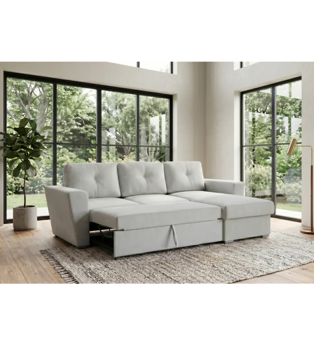 Narożnik APARTMENT 245 cm z funkcją spania beżowy
