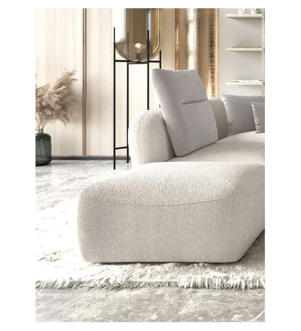 Narożnik BAHAMA Candelo XL 382 Cm Z Ottomaną Otwartą 190 Cm