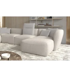 Narożnik BAHAMA Candelo XL 382 Cm Z Ottomaną Otwartą 190 Cm