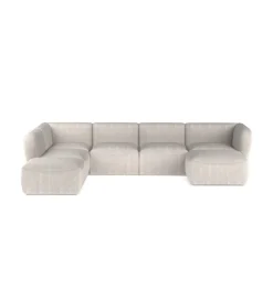 Narożnik BAHAMA Candelo XL 382 Cm Z Ottomaną Otwartą 190 Cm