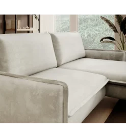 Narożnik rozkładany GLOSSY 226 cm z funkcją spania