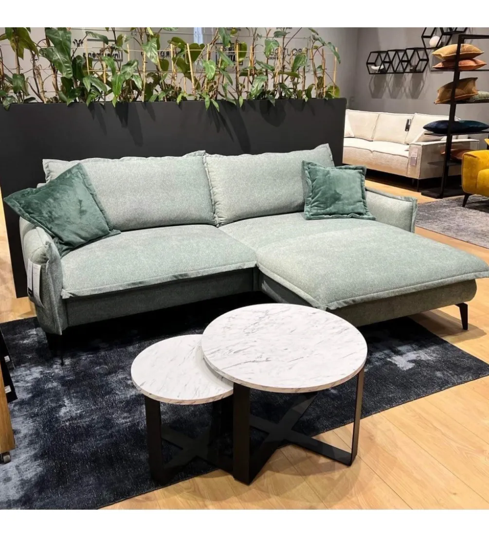 Narożnik rozkładany GLOSSY 226 cm z funkcją spania