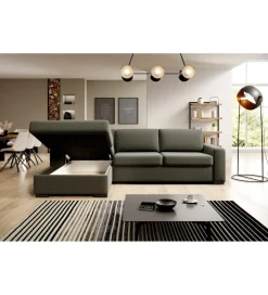 Narożnik rozkładany VANILLA A 263 cm z funkcją spania