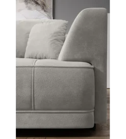 Narożnik z funkcją spania Big Sofa Tiga Box 286 cm z elektrycznie wysuwanym siedziskiem