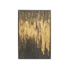 Obraz Abstract 80 cm x 120 cm złoto czarny