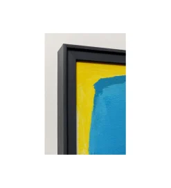 Obraz ABSTRACT HIGH GLOSS BLUE 120 x 160 cm
